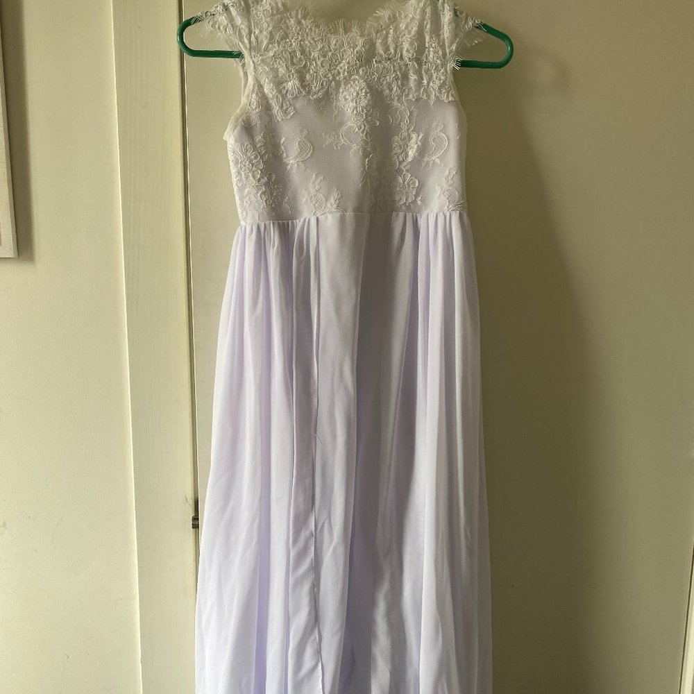 Flower girl / junior bridesmaid dress